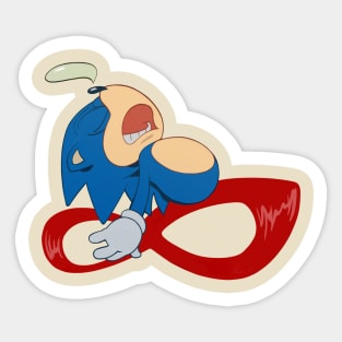 Sonic Fast Asleep Sticker